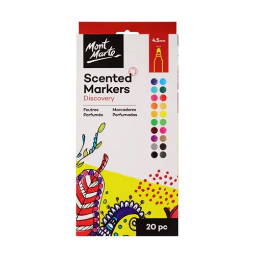 MONT MARTE SCENTED MARKERS 20 Colours